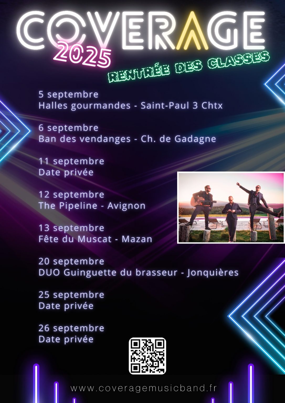 calendrier 2025 Coverage Septembre